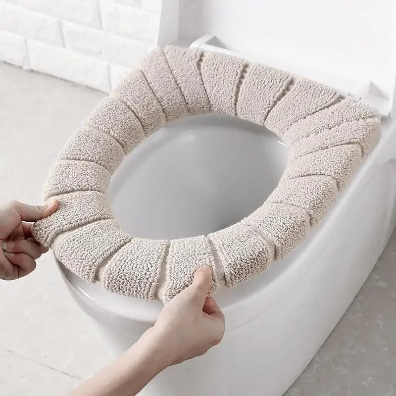 Soft Washable Toilet Seat Cover – Warm Acrylic Mat