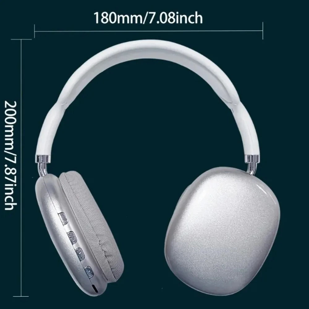 Wireless Bluetooth Headphones with Noise Cancelling & HD Mic