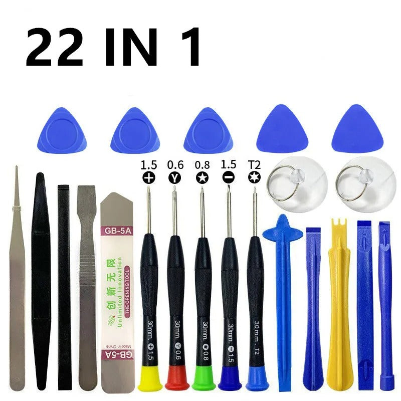 22-in-1 Mobile Phone Repair Tool Kit – Precision Screwdriver & Opening Set