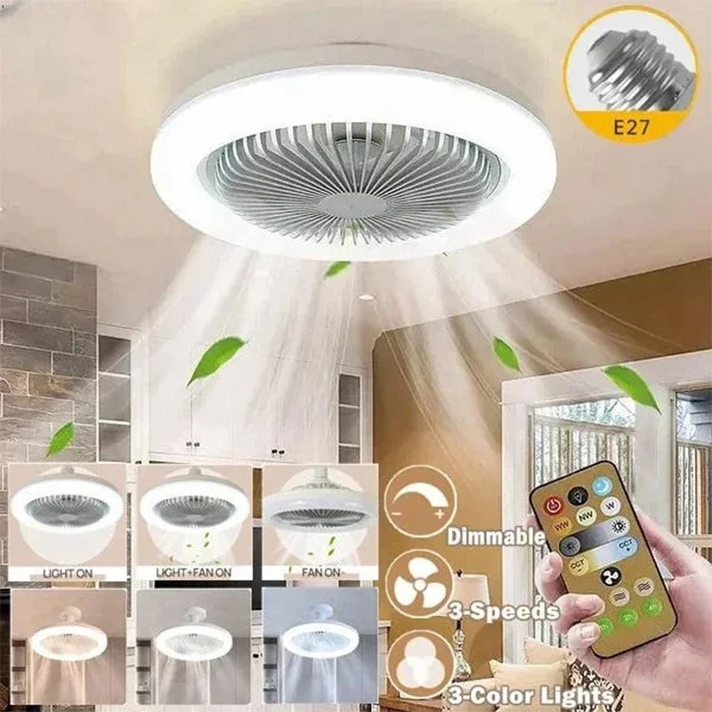 Smart 3-in-1 Ceiling Fan with Remote Control