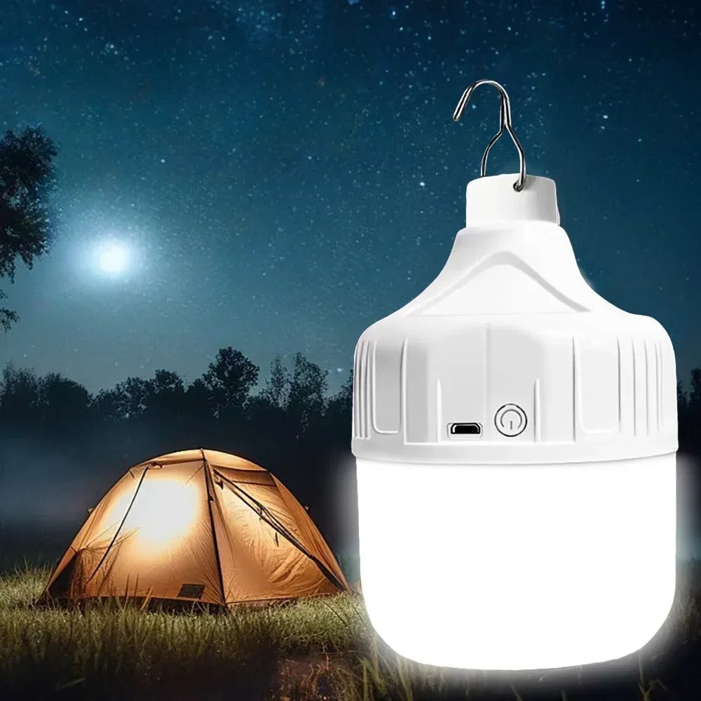 USB Rechargeable LED Camping Light with Hanging Hook