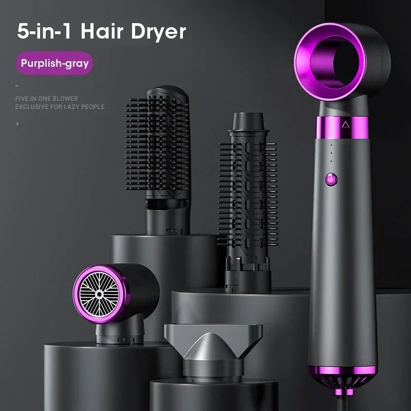 5-in-1 Hot Air Hair Dryer and Styling Brush