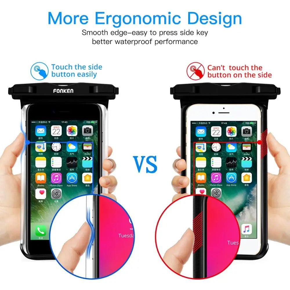 Full View Waterproof Phone Pouch for Outdoor Protection