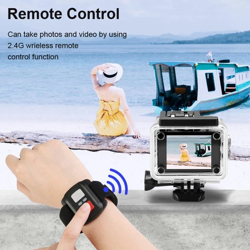Ultra HD 4K Waterproof Action Camera with WiFi