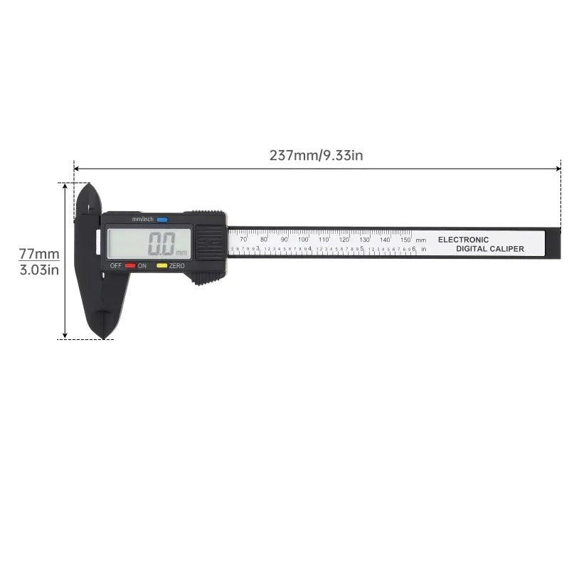 150mm Electronic Digital Caliper LCD Vernier Gauge