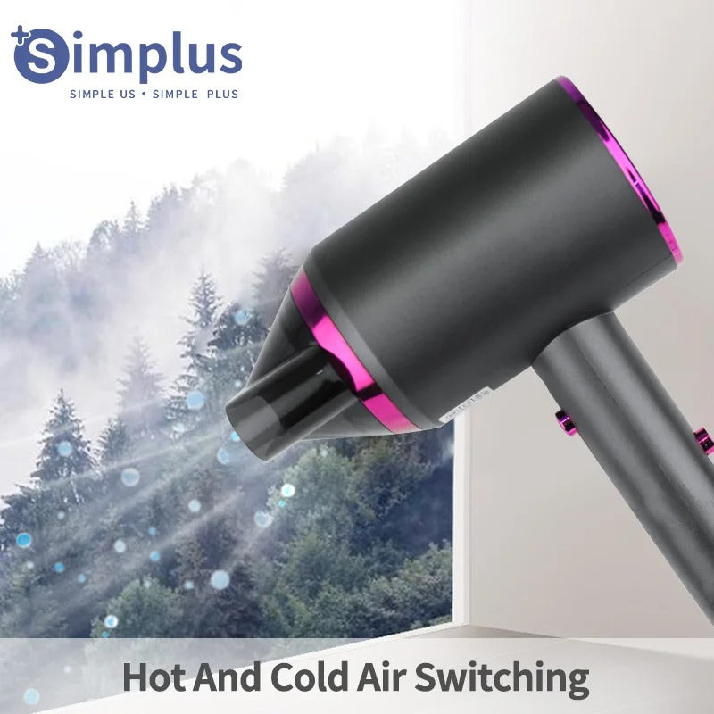 1250W Compact Negative Ion Hair Dryer with Low Noise
