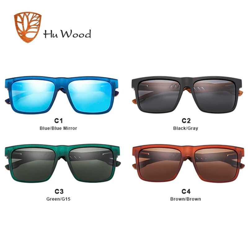 Polarized Square Sunglasses for Men with UV400