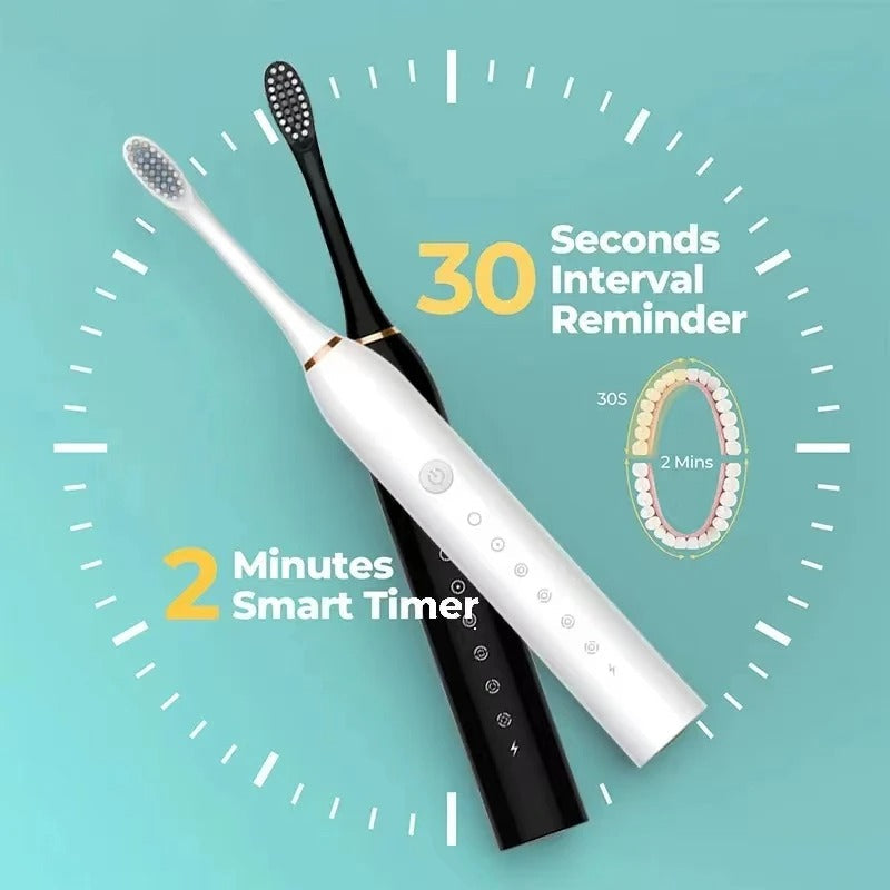 Sonic Electric Toothbrush – Rechargeable IPX7 Waterproof Cleaner