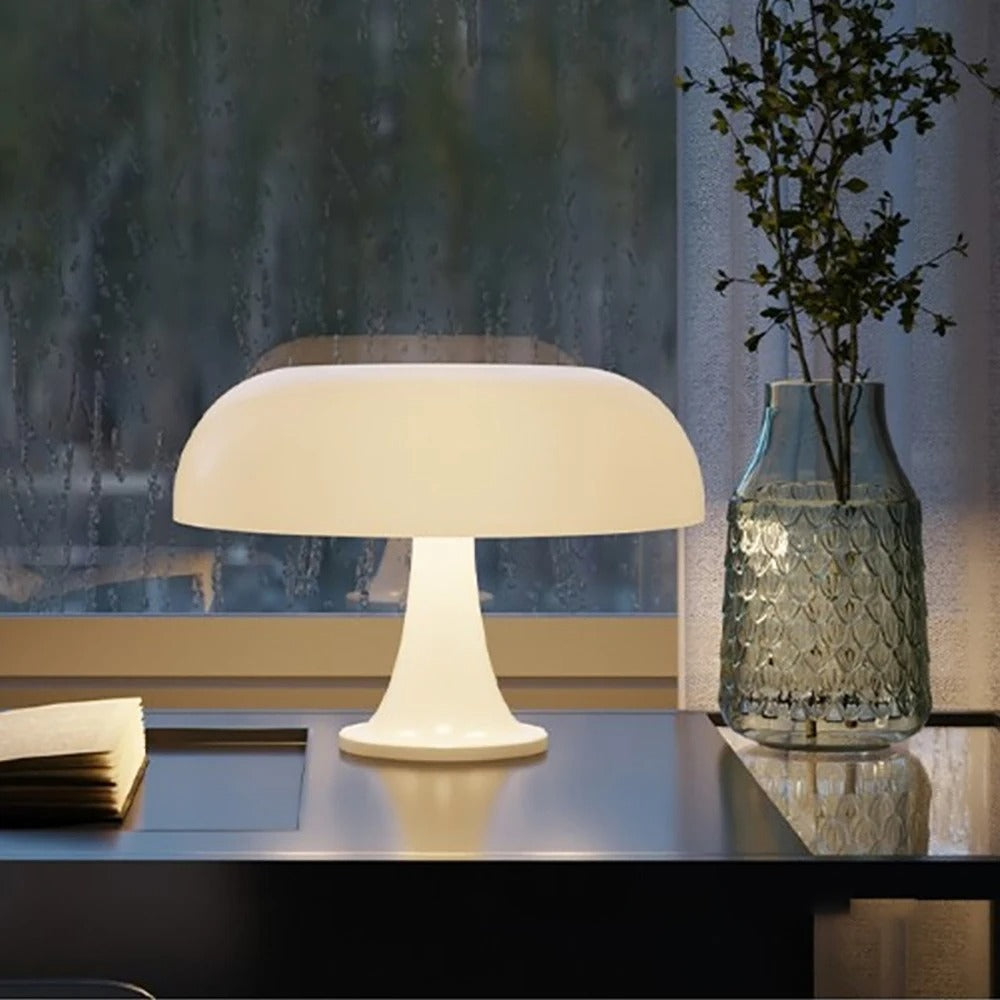 Classic Mushroom Table Lamp with Bauhaus Design