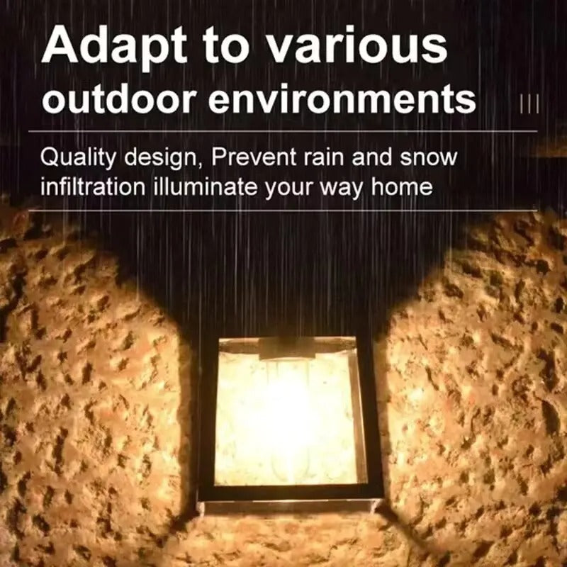 Solar Sensor Wall Lantern
