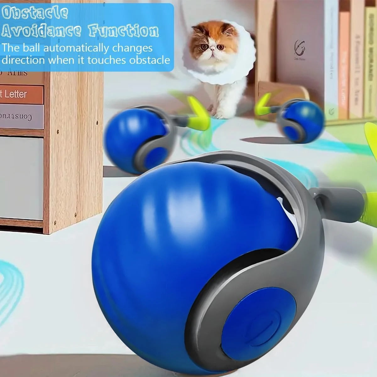 Smart Interactive Pet Toy Ball – Automatic Motion Ball for Cats & Dogs