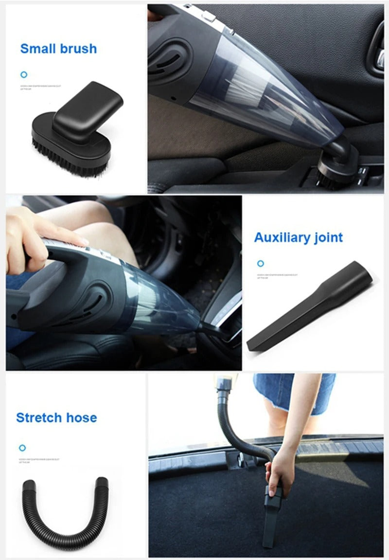 120W Cordless Car Vacuum Cleaner – Cyclone Suction Power