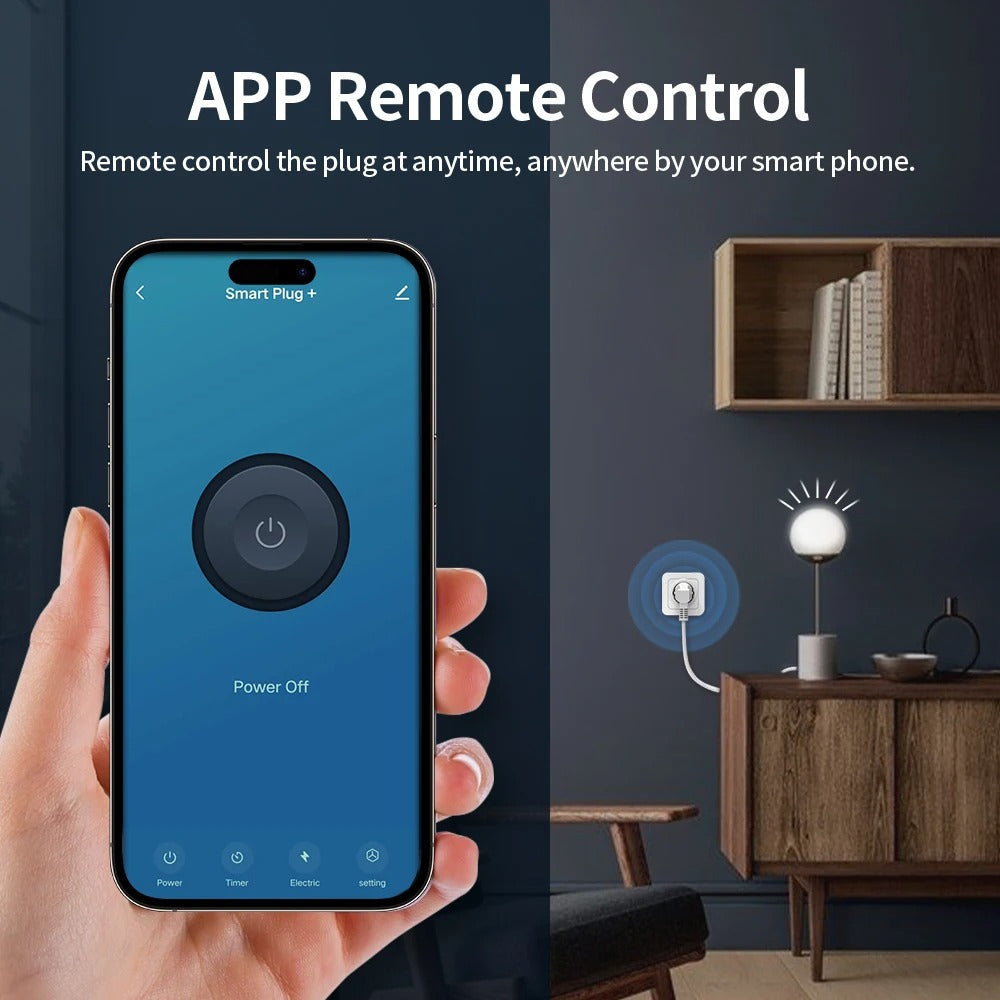 Smart WiFi Zigbee Plug 16A/20A with Power Monitoring