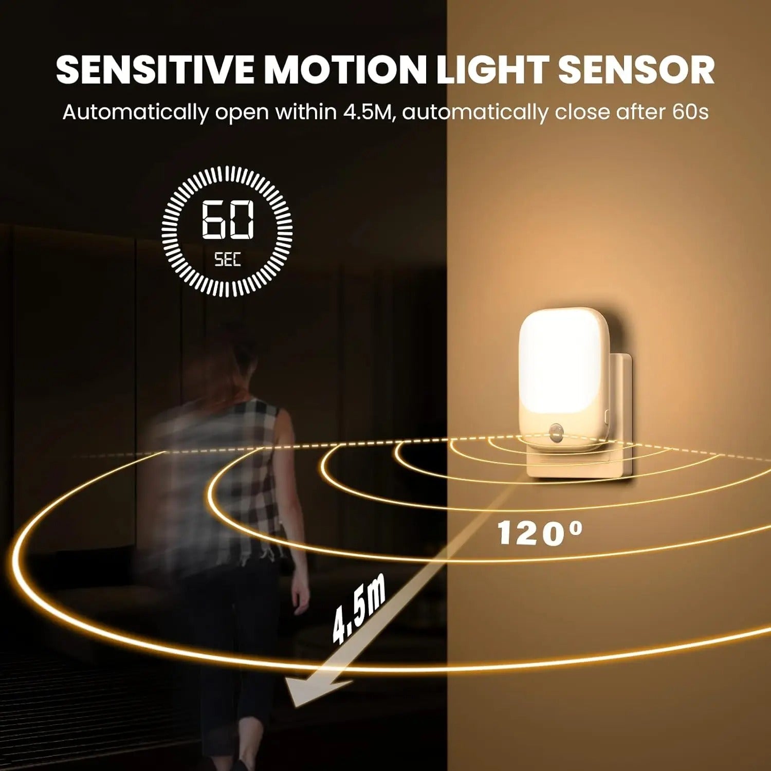 Motion Sensor Night Light [ 1 ]
