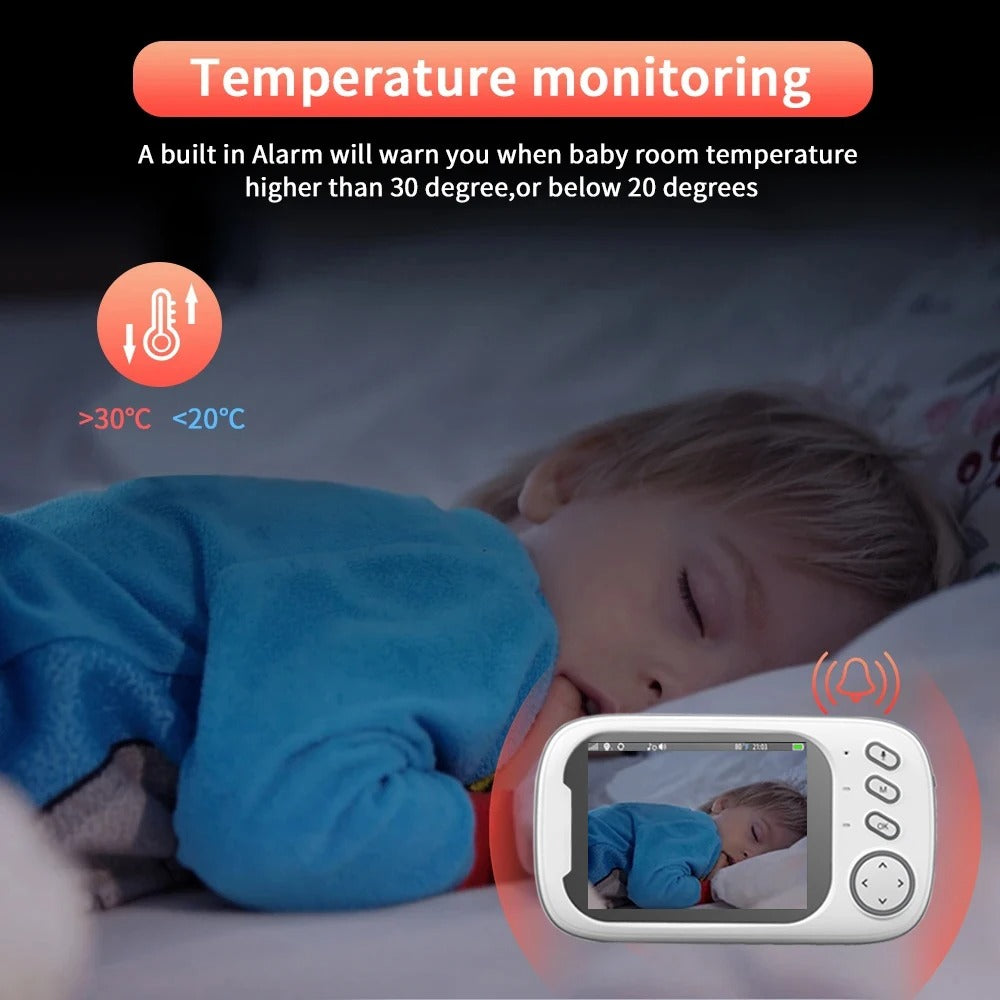 Wireless Video Baby Monitor – Night Vision & 2-Way Audio