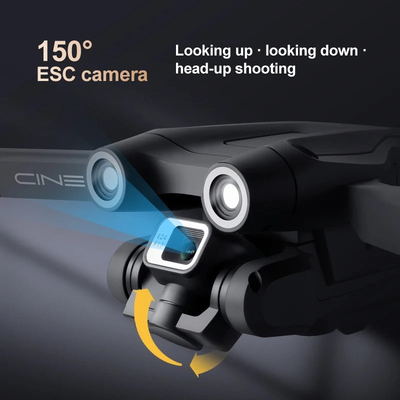 Foldable 4K ESC Camera Drone with Obstacle Avoidance