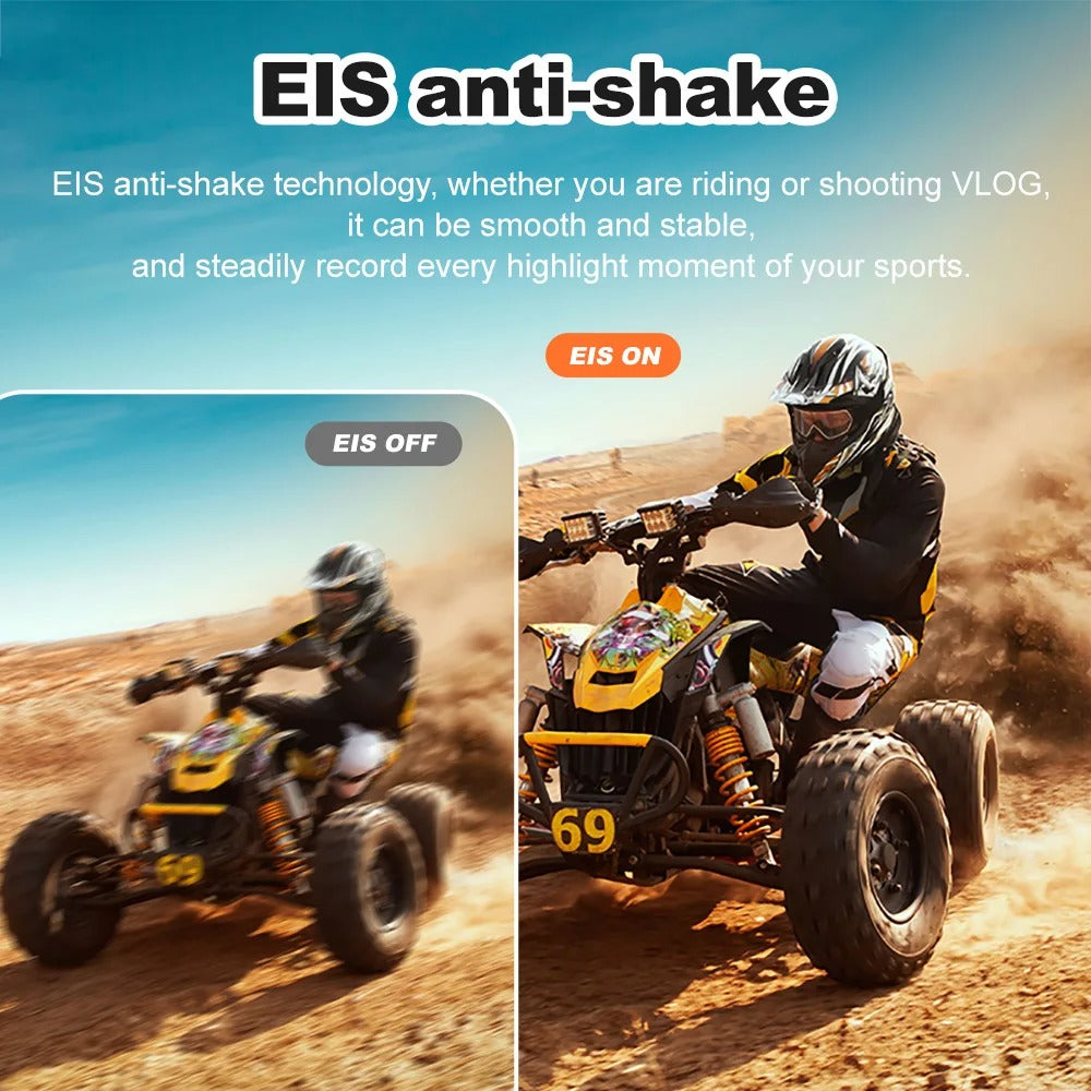 5K Waterproof Action Camera with 4K60FPS, Touchscreen & Wi-Fi