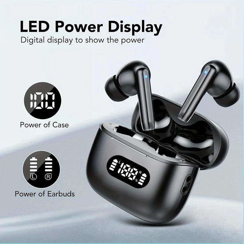 Wireless Bluetooth Earphones – 40dB Noise Cancelling TWS