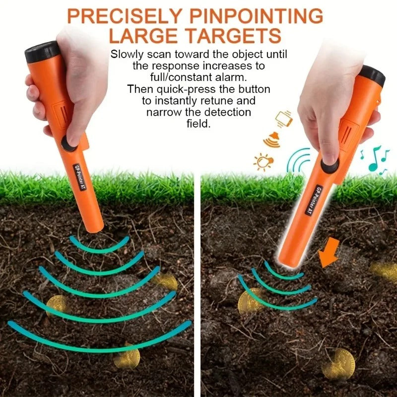 Pointer Handheld Metal Detector – Waterproof Pinpoint Finder