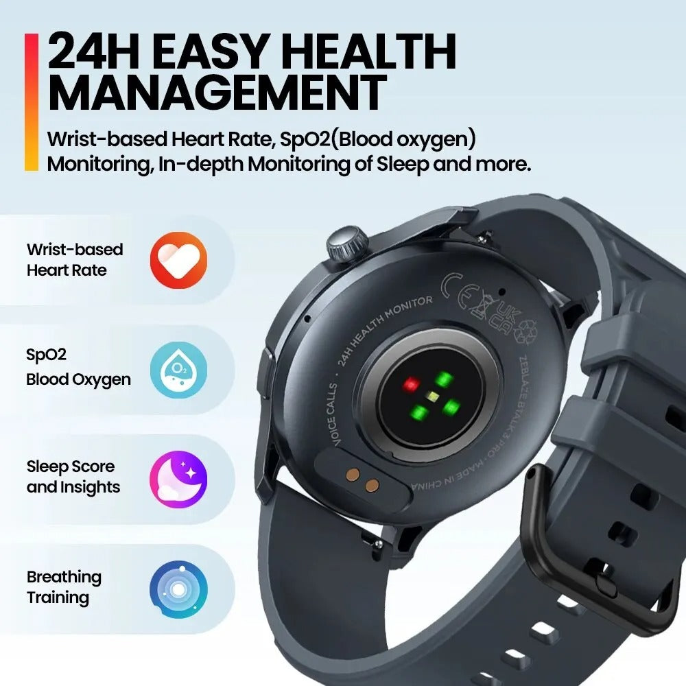 3 PRO Smartwatch with AMOLED Display and Bluetooth Calling