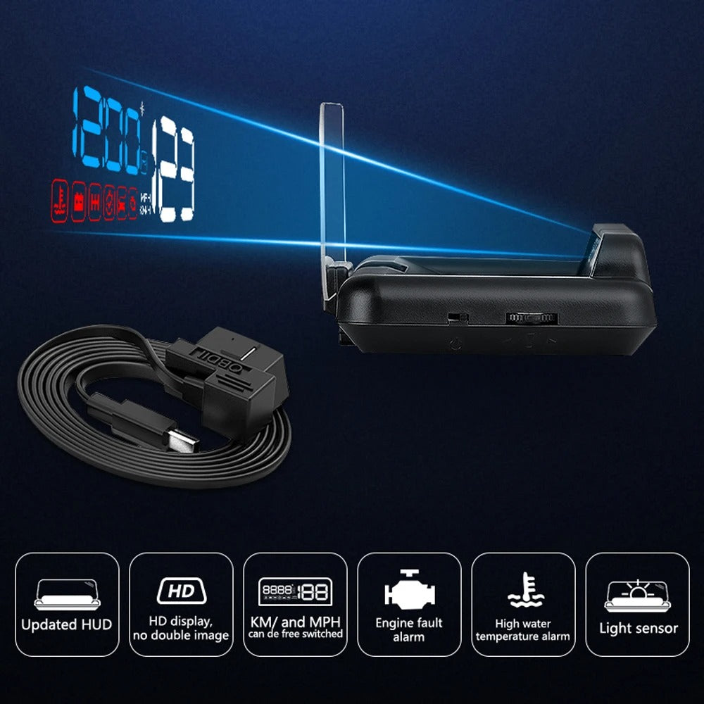 C500 OBD2 Car HUD Digital Display GPS