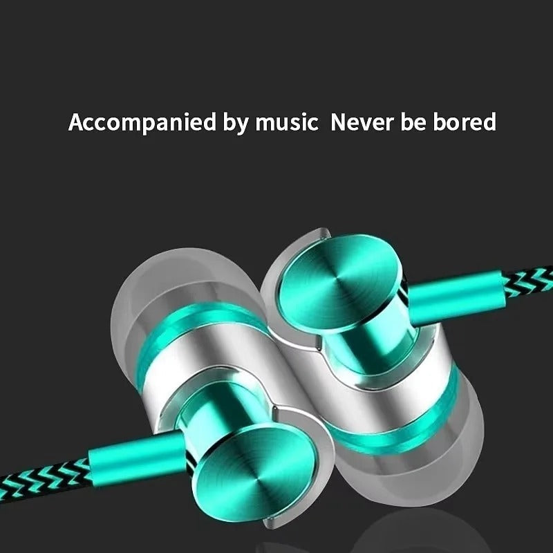 Hi-Fi Wired In-Ear Earphones – Noise Cancelling, Ergonomic 3.5mm Headphones