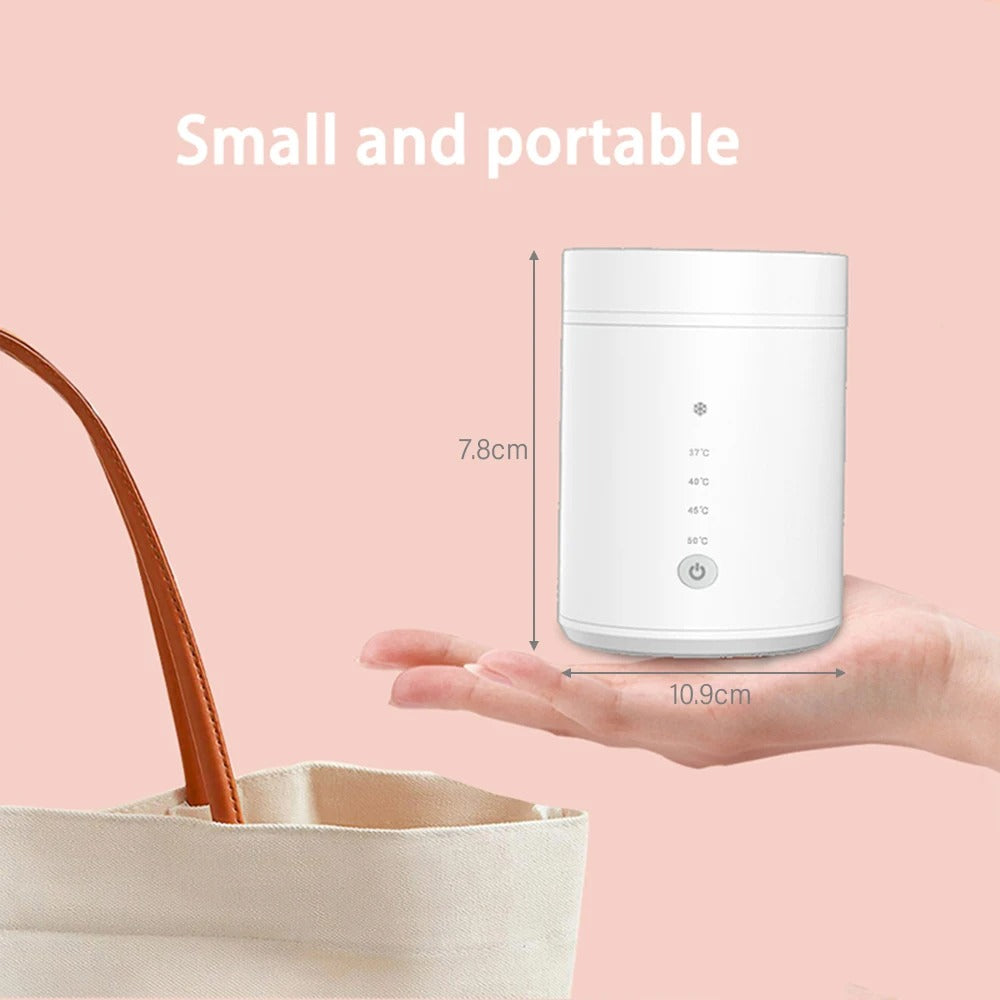 N1 Baby Bottle Warmer – Portable USB Rechargeable Milk Heater and Sterilizer