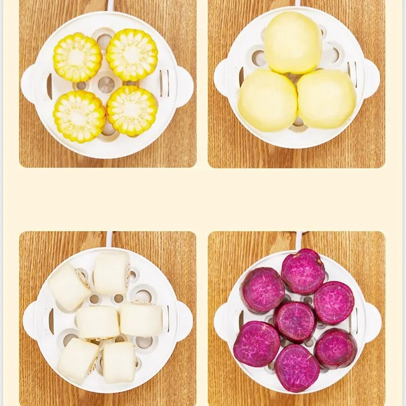 Double Layer Electric Egg Boiler – Steamer & Poacher Machine