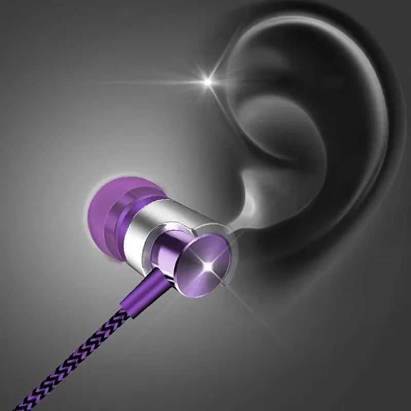 Hi-Fi Wired In-Ear Earphones – Noise Cancelling, Ergonomic 3.5mm Headphones