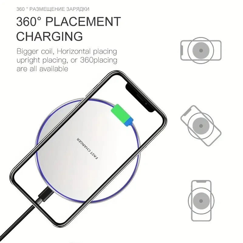30W Wireless Charger Pad – Fast Charging Dock