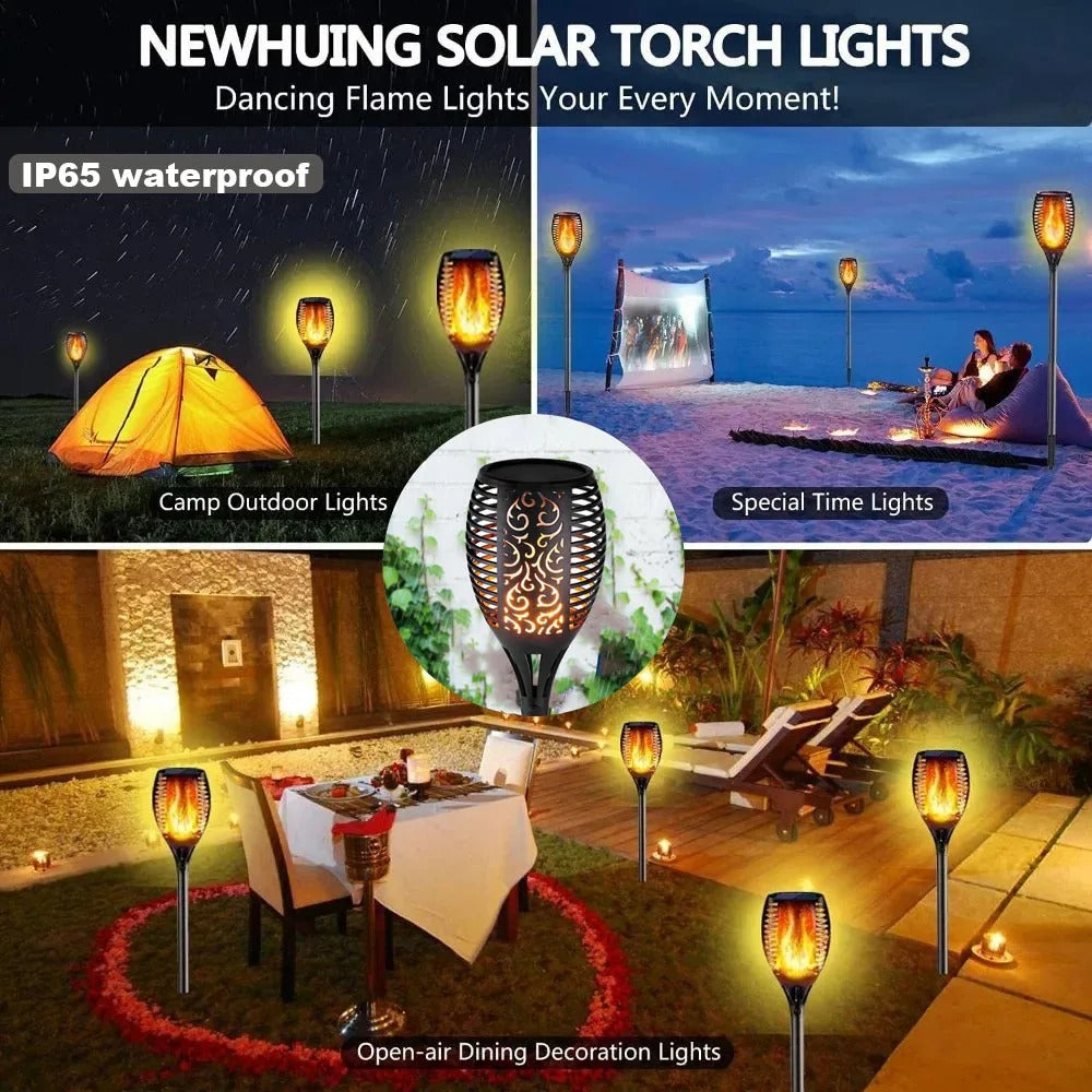Solar Flame Torch Light