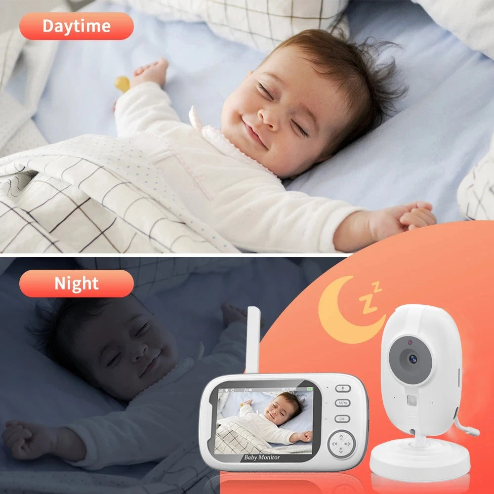 Wireless Video Baby Monitor – Night Vision & 2-Way Audio