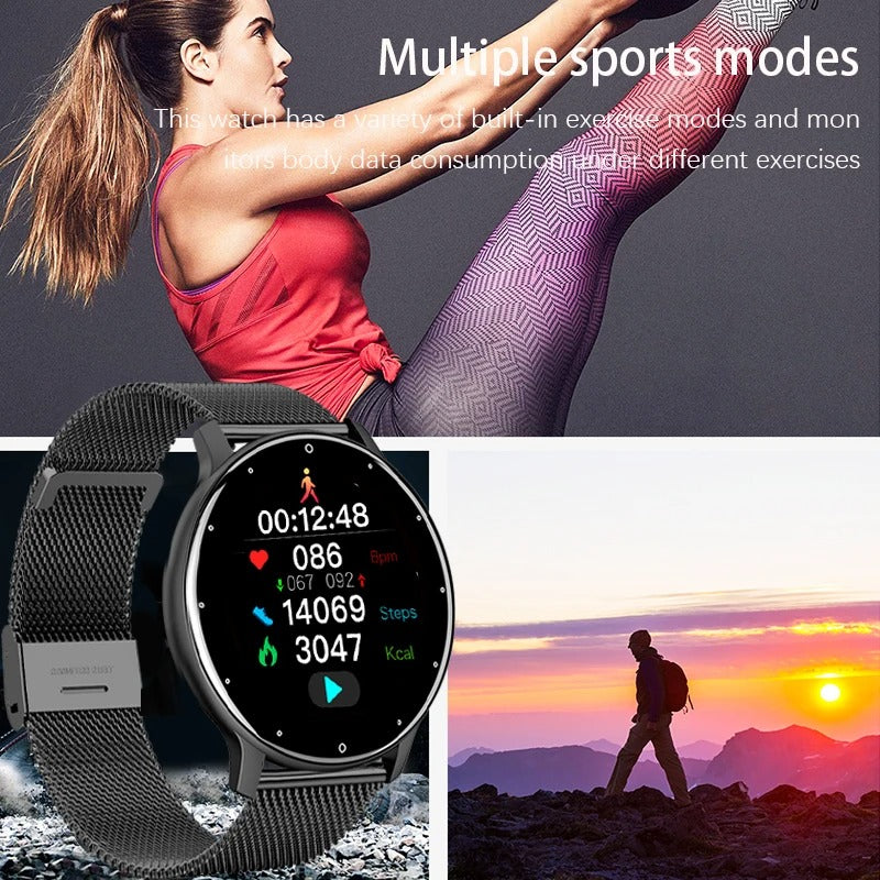 Ladies Smart Watch Full Touch Fitness Sports Tracker
