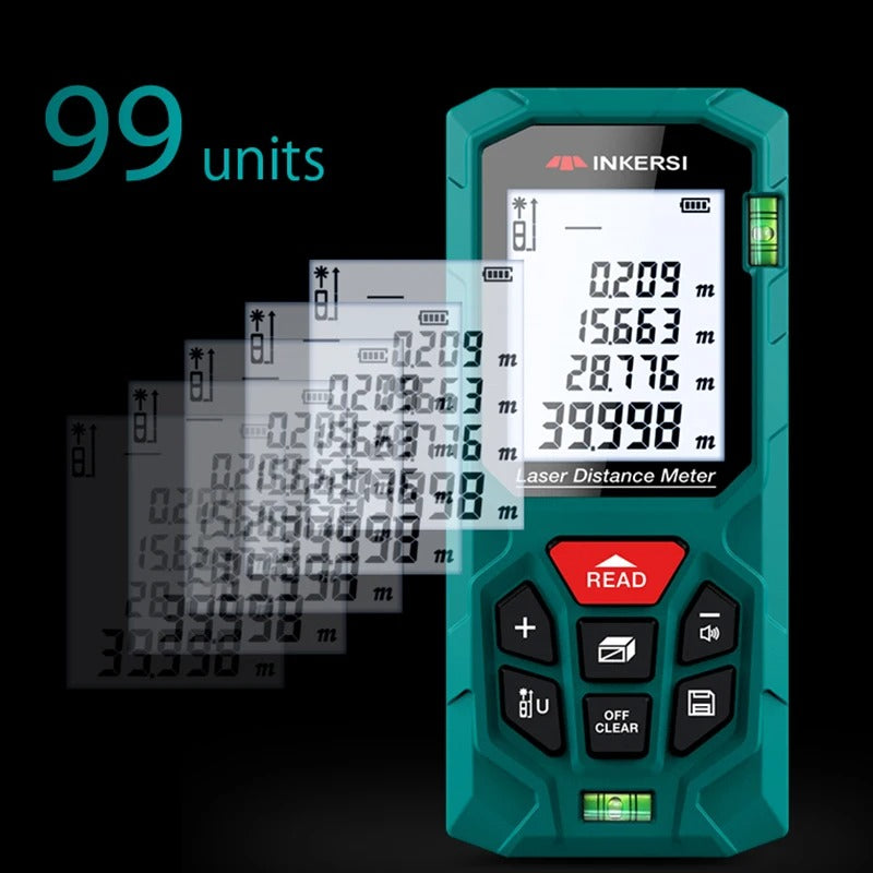 Laser Distance Meter – Digital Rangefinder 40M/70M/120M
