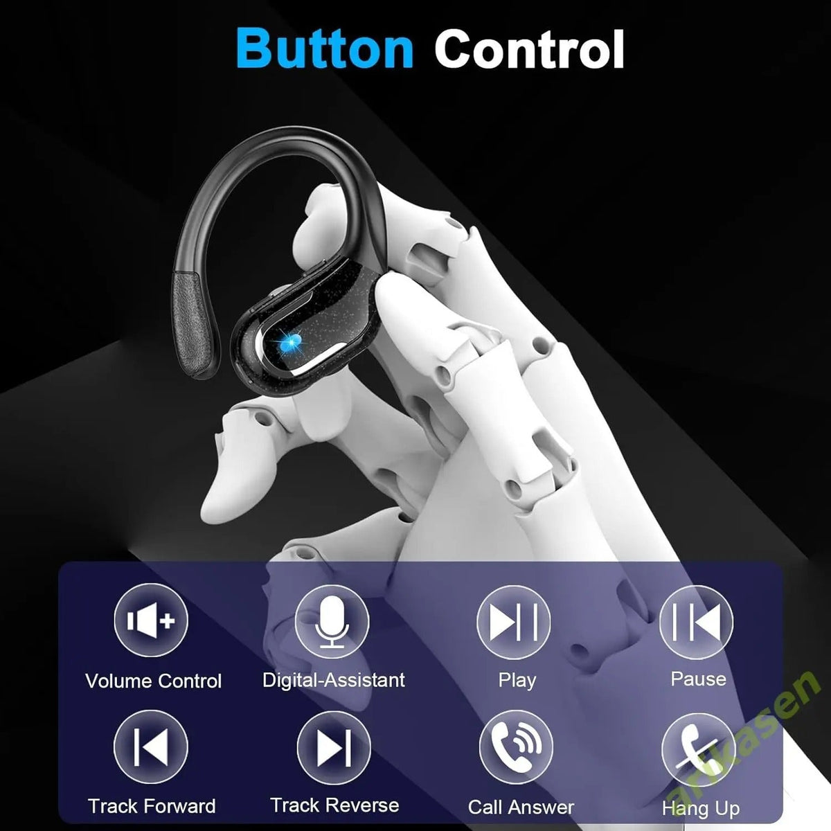 Bluetooth 5.3 Wireless Headphones IP7 Waterproof Earphones