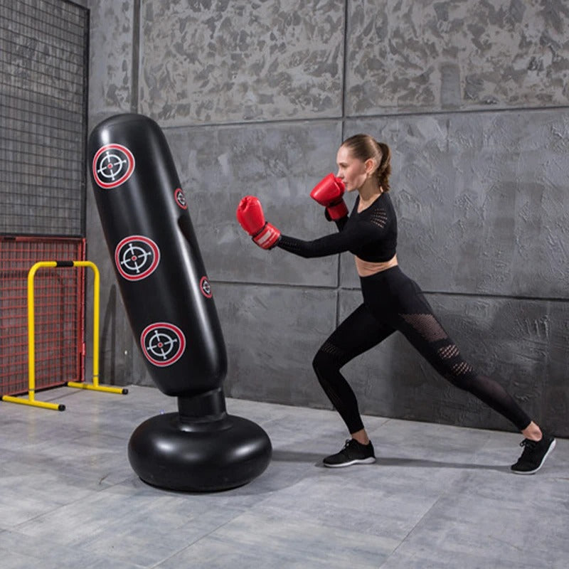 Inflatable Freestanding Boxing Punching Bag for Home Training