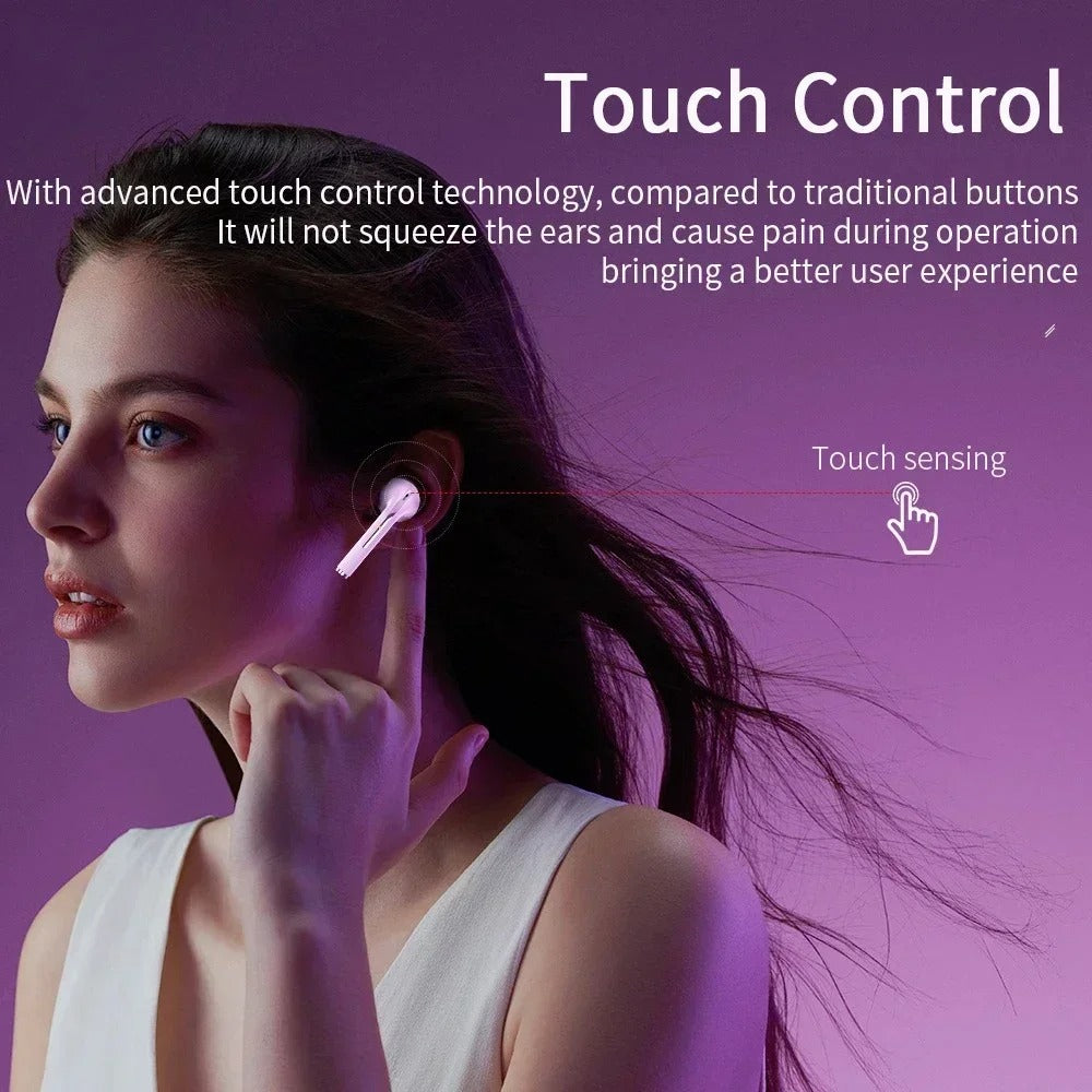 Pro Wireless Earbuds with Noise Cancelling, HiFi Sound & Waterproof Design