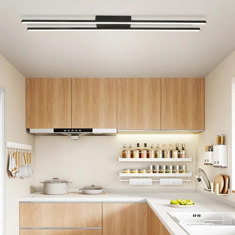 Modern Tri-Colour Ceiling Chandelier
