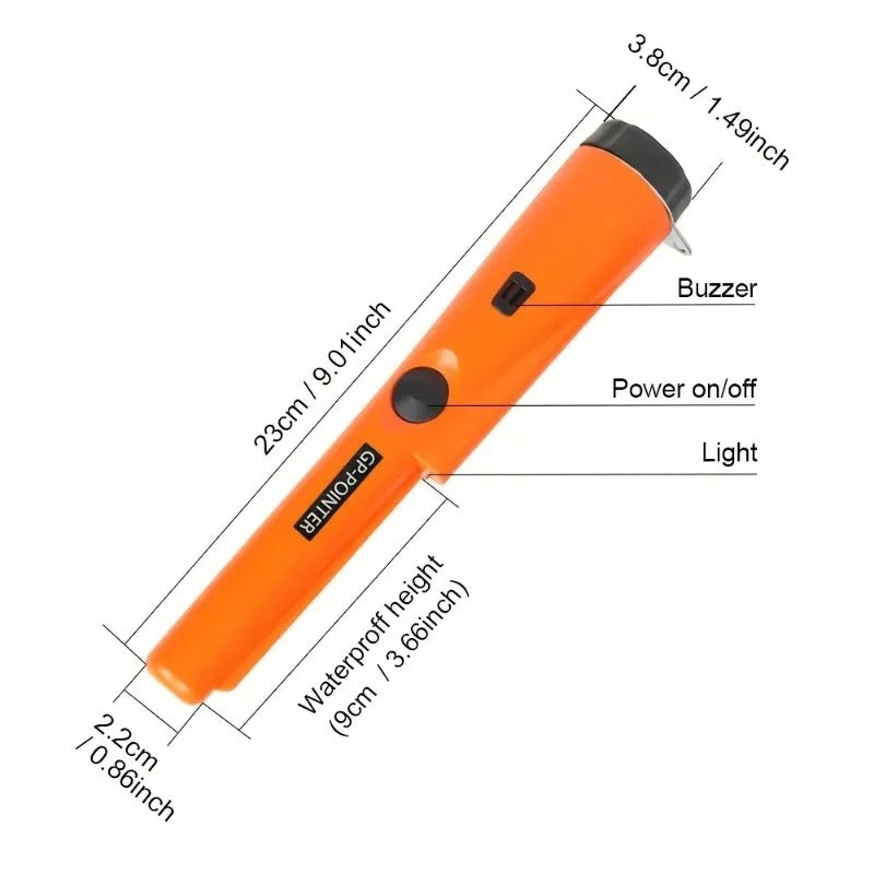 Pointer Handheld Metal Detector – Waterproof Pinpoint Finder