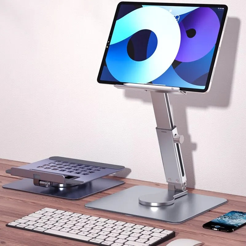 Aluminum Tablet Stand 360° Adjustable Rotating Holder