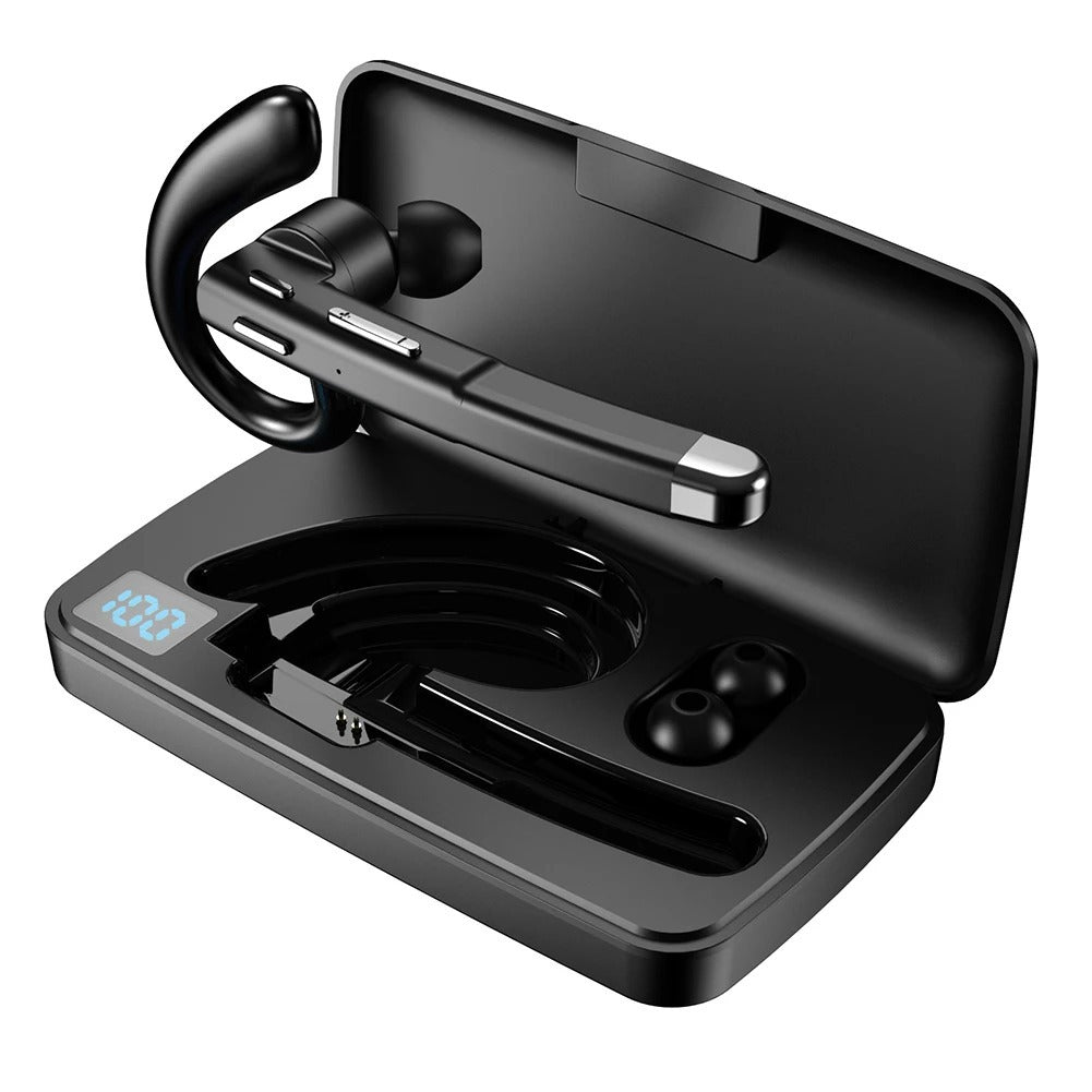 Wireless Bluetooth 5.1 Business Headset with Noise Reduction