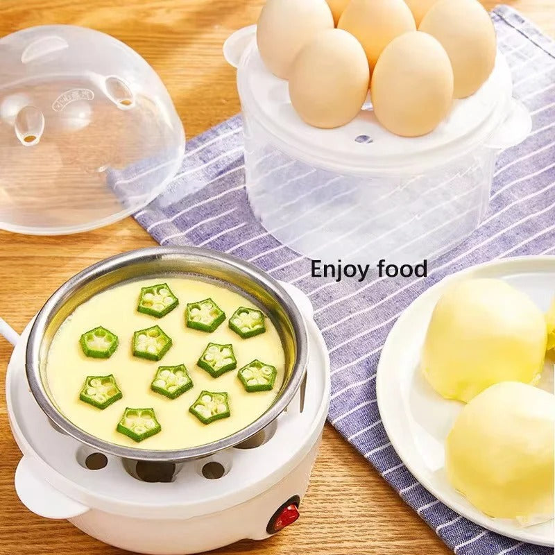 Double Layer Electric Egg Boiler – Steamer & Poacher Machine