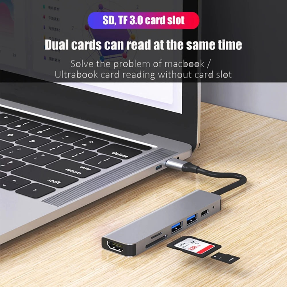 4K USB-C Hub with HDMI & 87W PD Charging