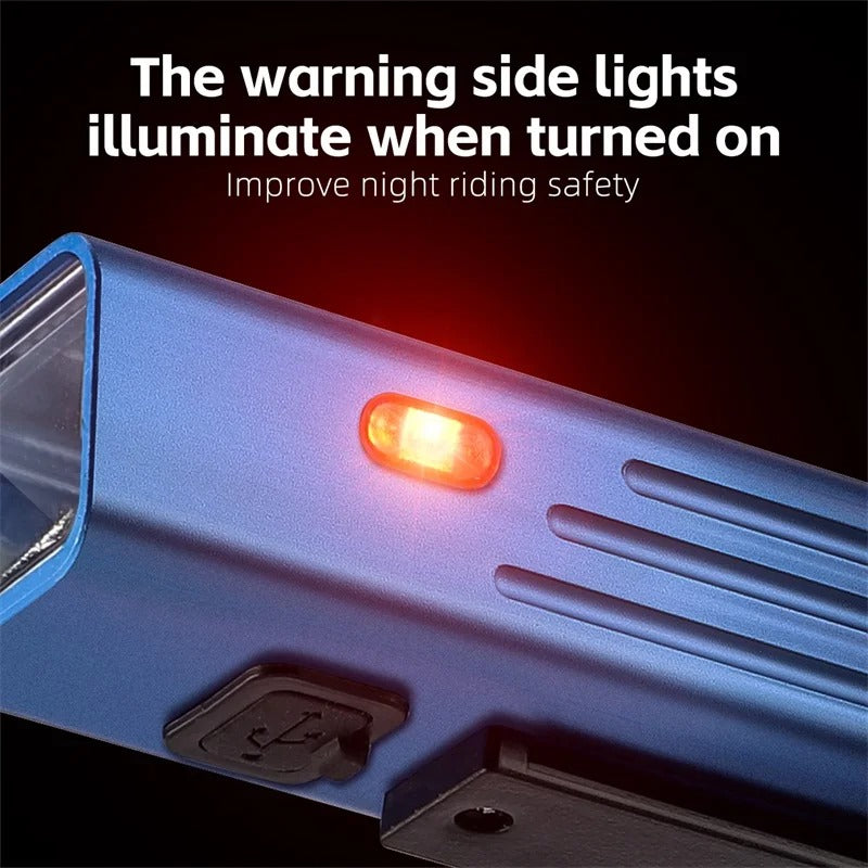 USB Rechargeable Bike Light Set – Front Headlight & Rear Warning Light