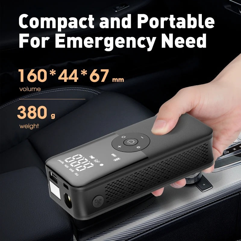 Rechargeable Cordless Tire Inflator – Digital Air Compressor Pump