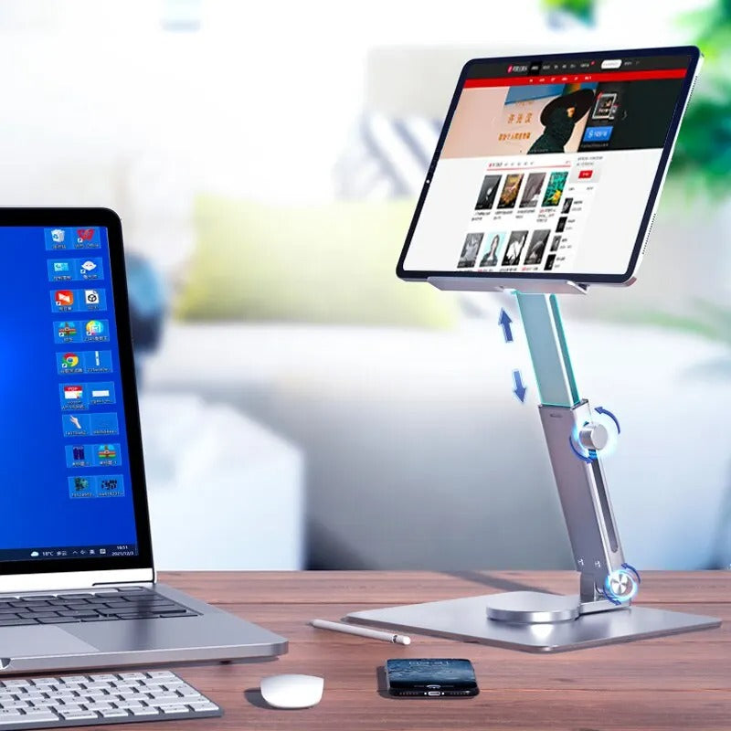 Aluminum Tablet Stand 360° Adjustable Rotating Holder