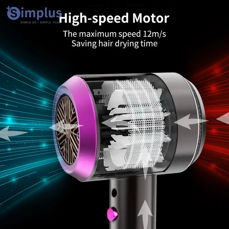 1250W Compact Negative Ion Hair Dryer with Low Noise
