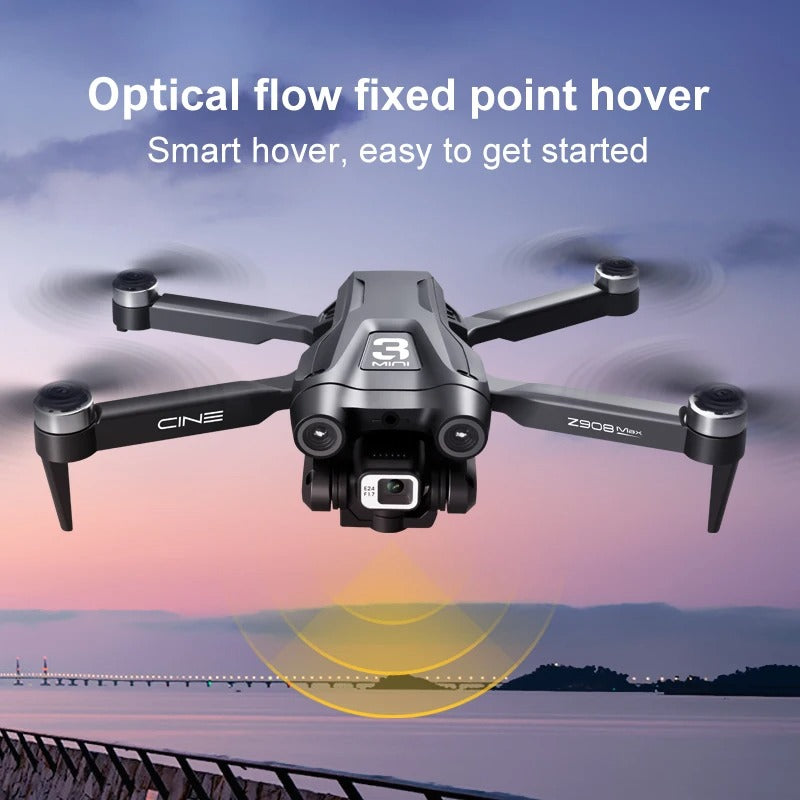 Foldable 4K ESC Camera Drone with Obstacle Avoidance