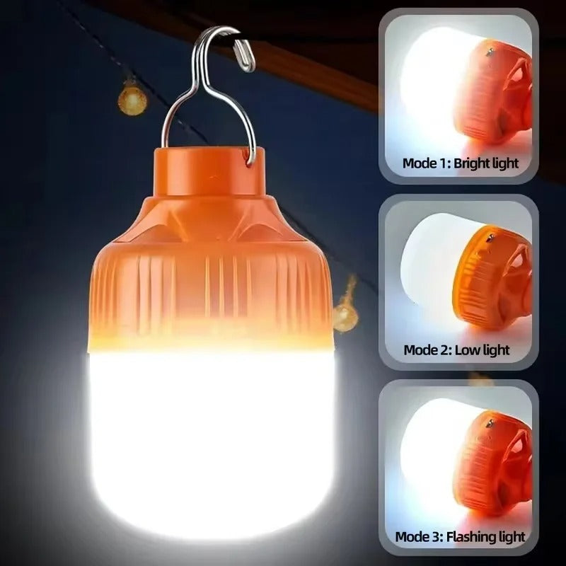 USB Rechargeable LED Camping Light with Hanging Hook