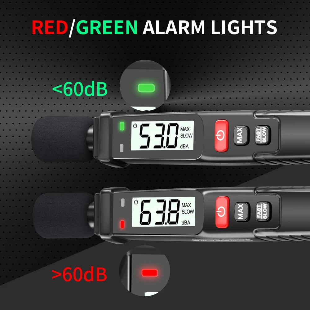 Sound Level Meter – Portable A-Weighted Decibel Reader